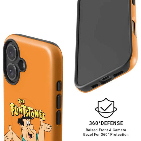 The Flinstones Fred Flintstone iPhone 16 Plus Magsafe Impact Case